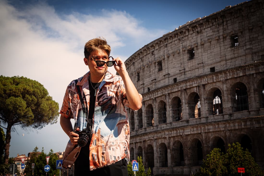 vacation photographer in rome